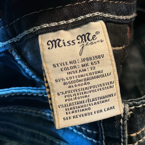 Miss Me Jeans Signature Boot, 30x32 actual JP8839BV - Picture 4 of 12